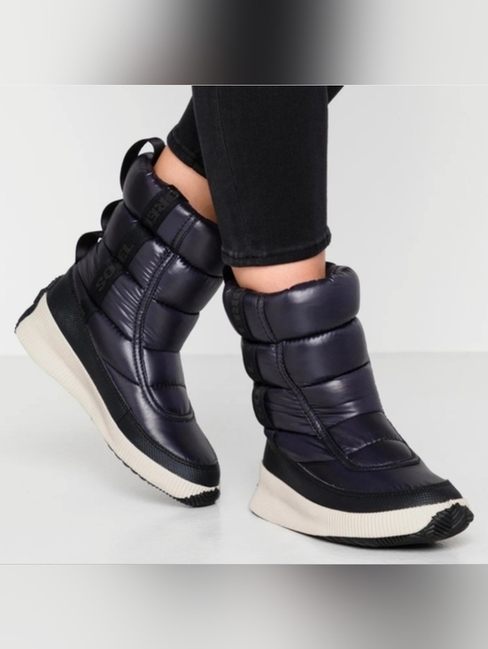 Sorel Shoes - SOREL Out 'N About Puffy Mid Boots Navy Blue US 8